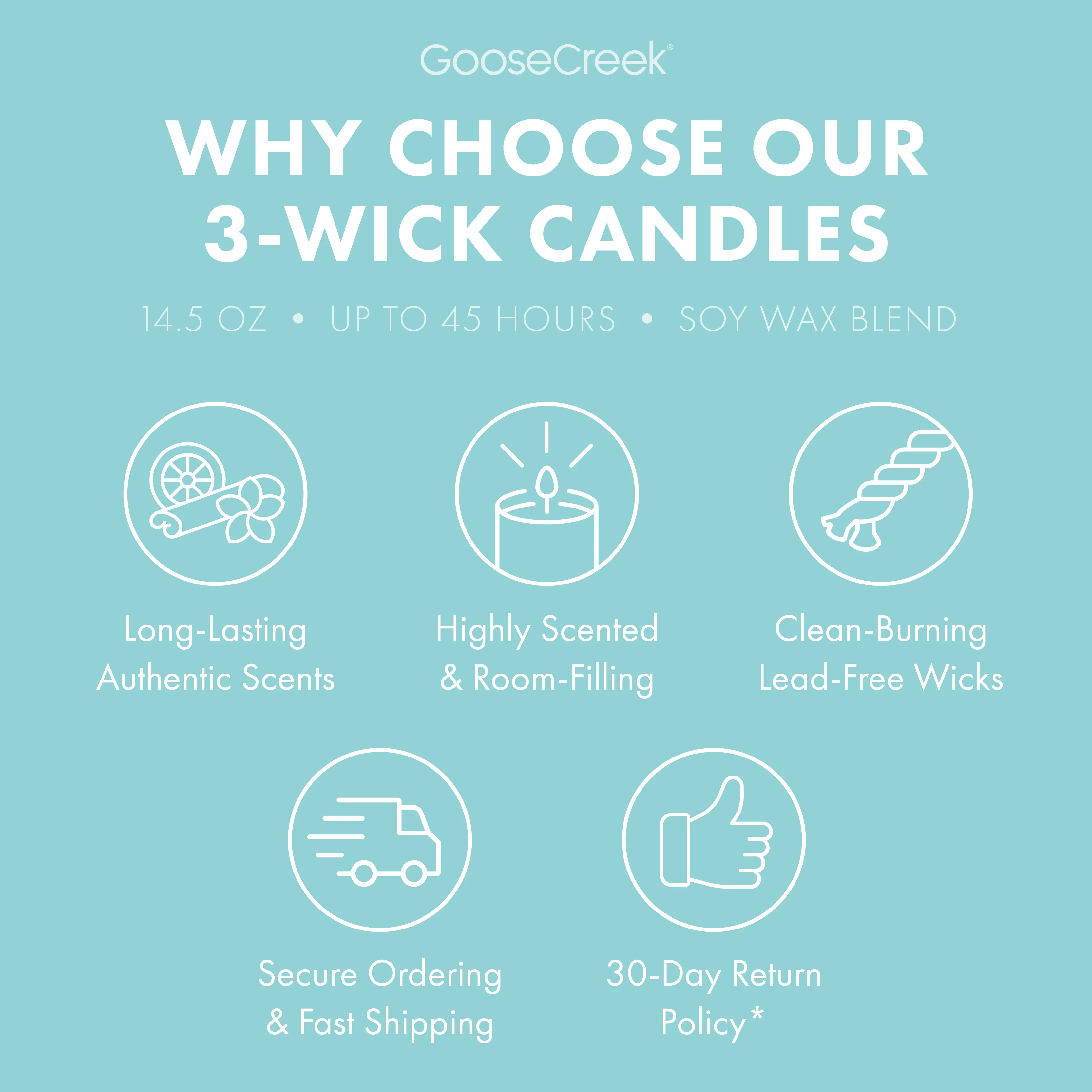 Sweet Salt Water Taffy 3-Wick Candle - Image 4