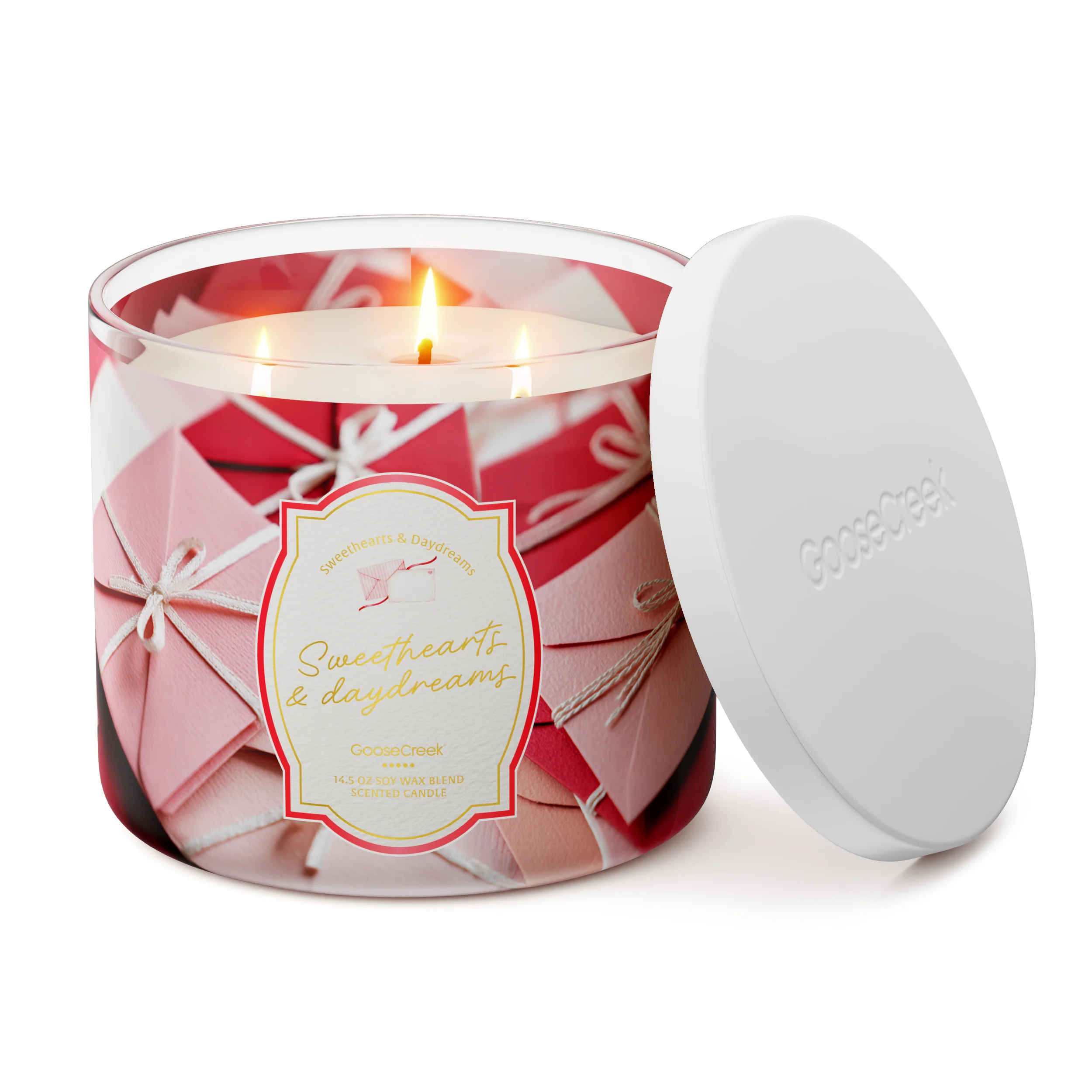 Sweethearts & Daydreams 3-Wick Candle - Image 3