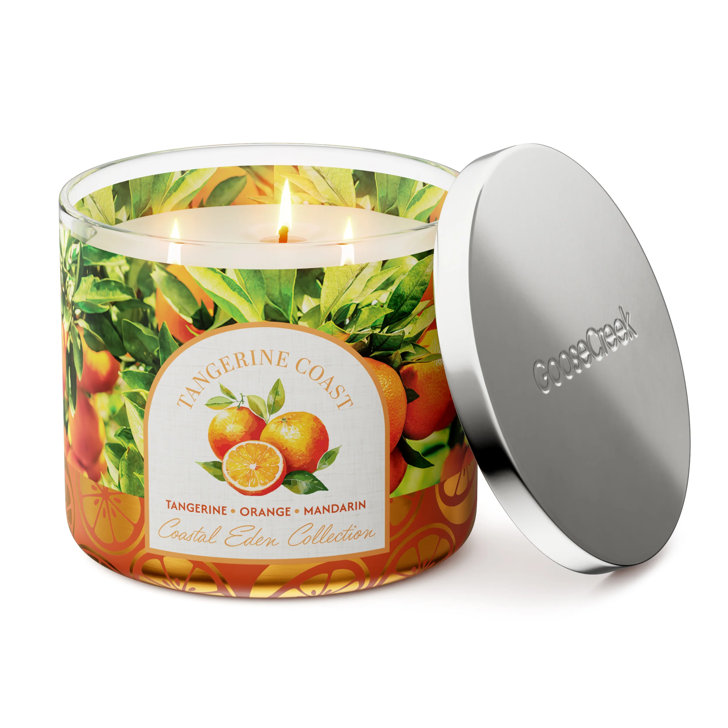 Tangerine Coast 3-Wick Candle - Image 3