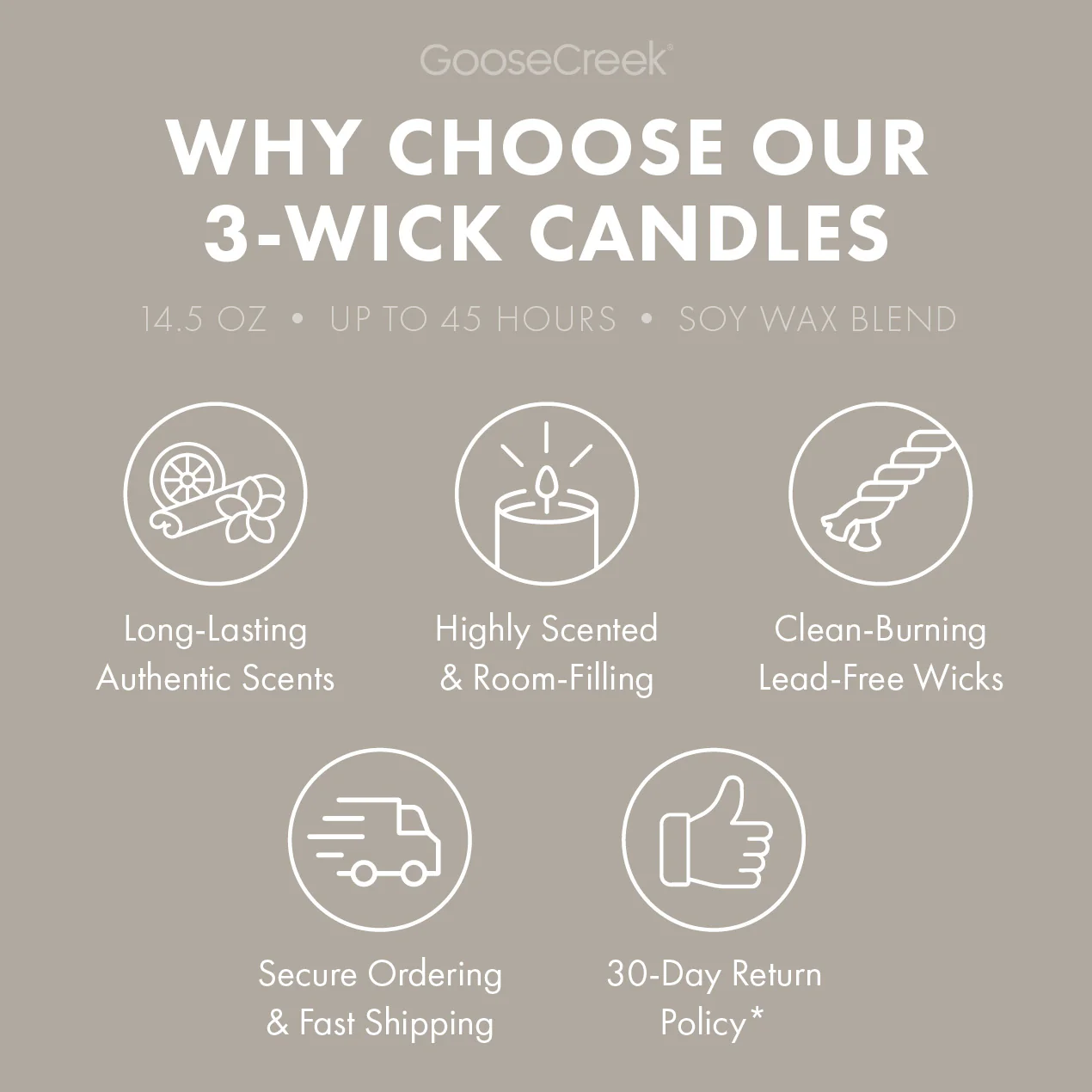 Teakwood 3-Wick Candle - Image 4