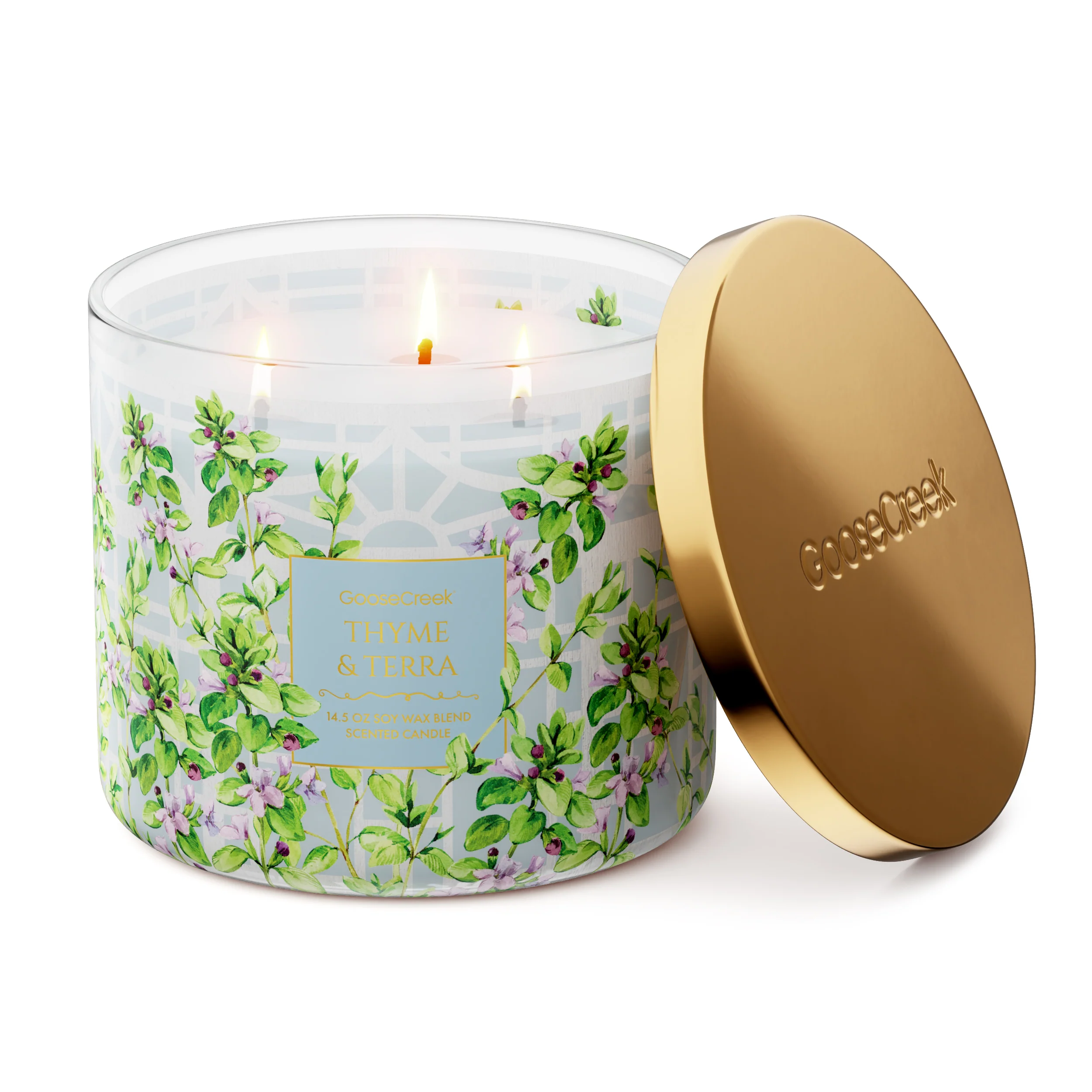 Thyme & Terra 3-Wick Candle - Image 3