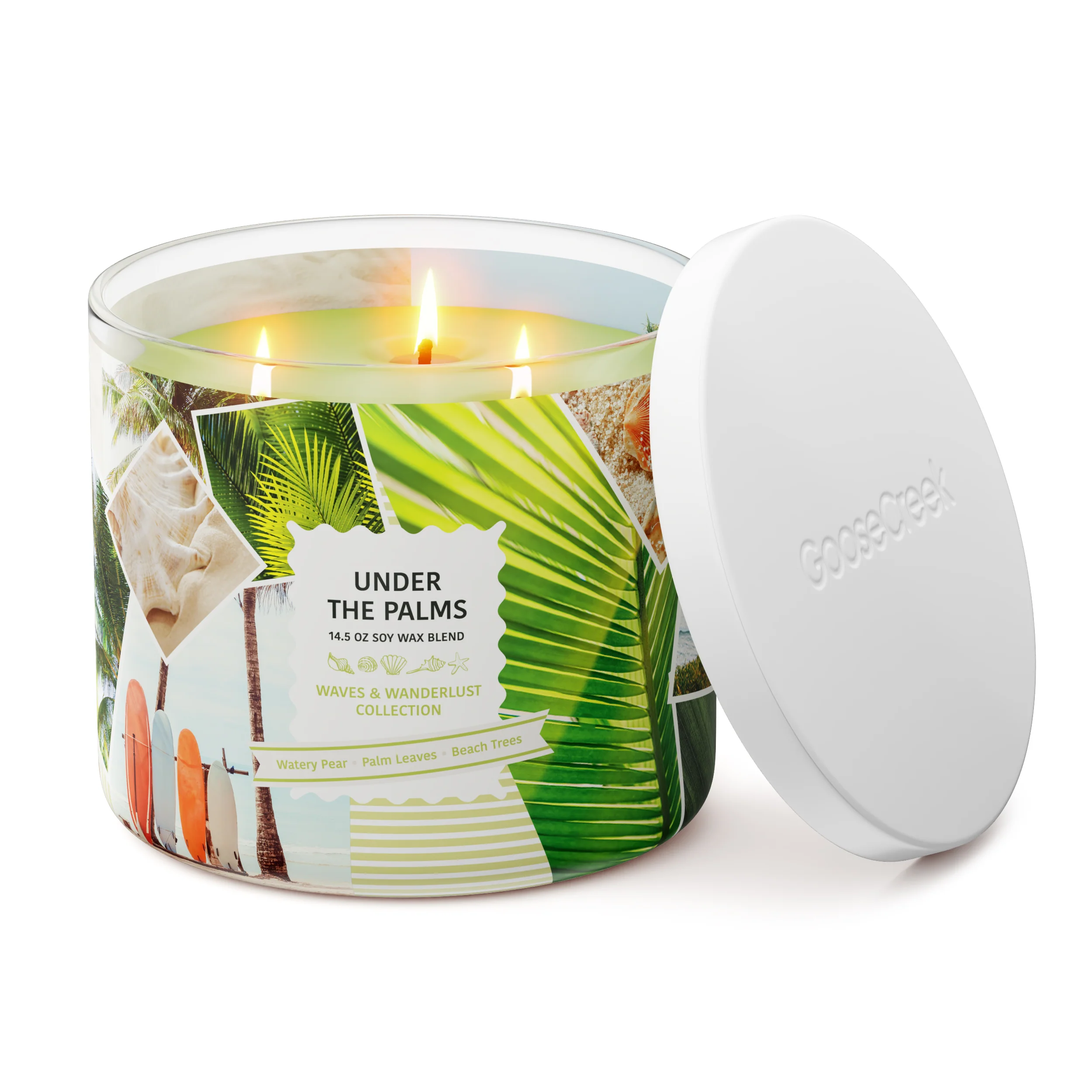 Under the Palms 3-Wick Candle - Image 3