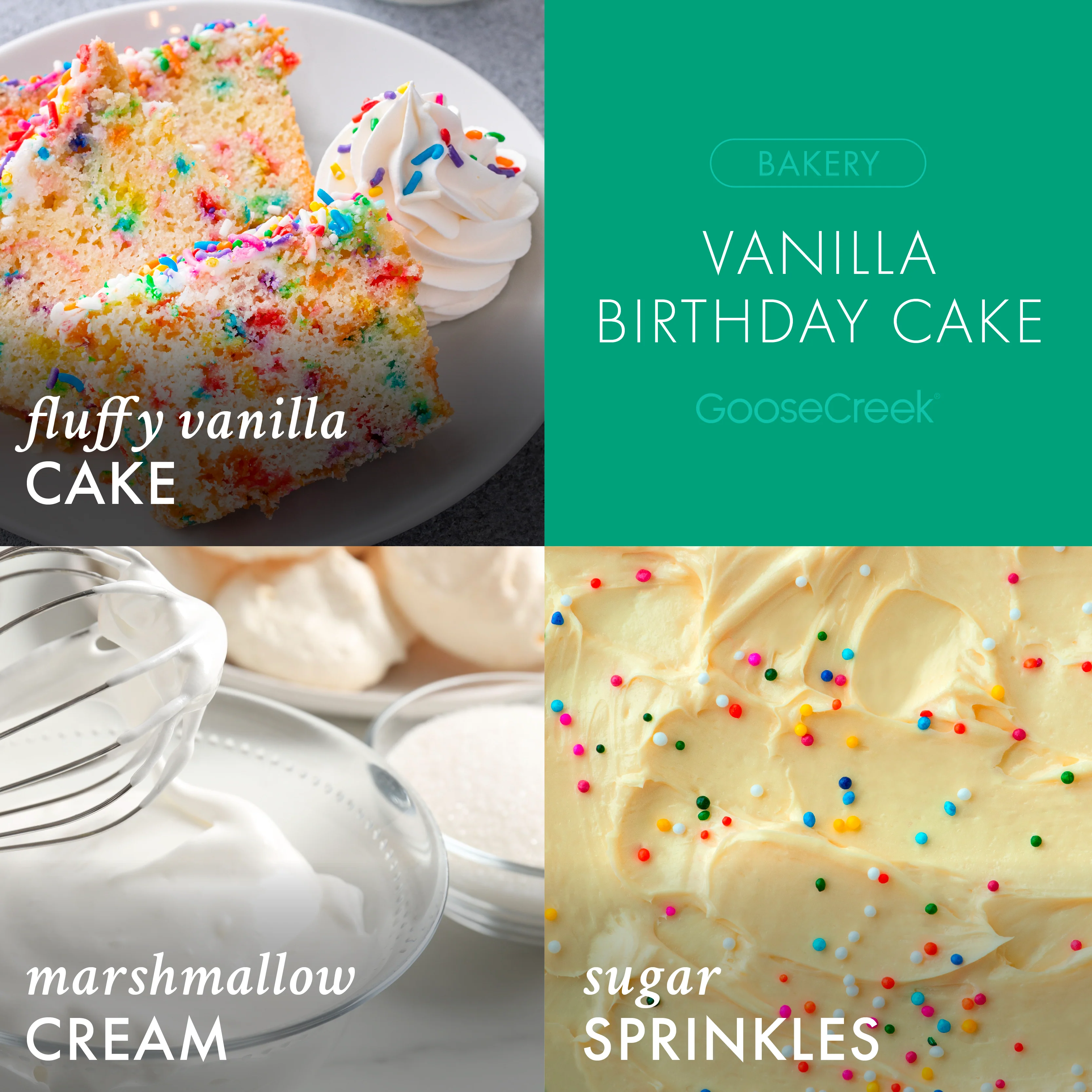 Vanilla Birthday Cake 3-Wick Candle - Image 2