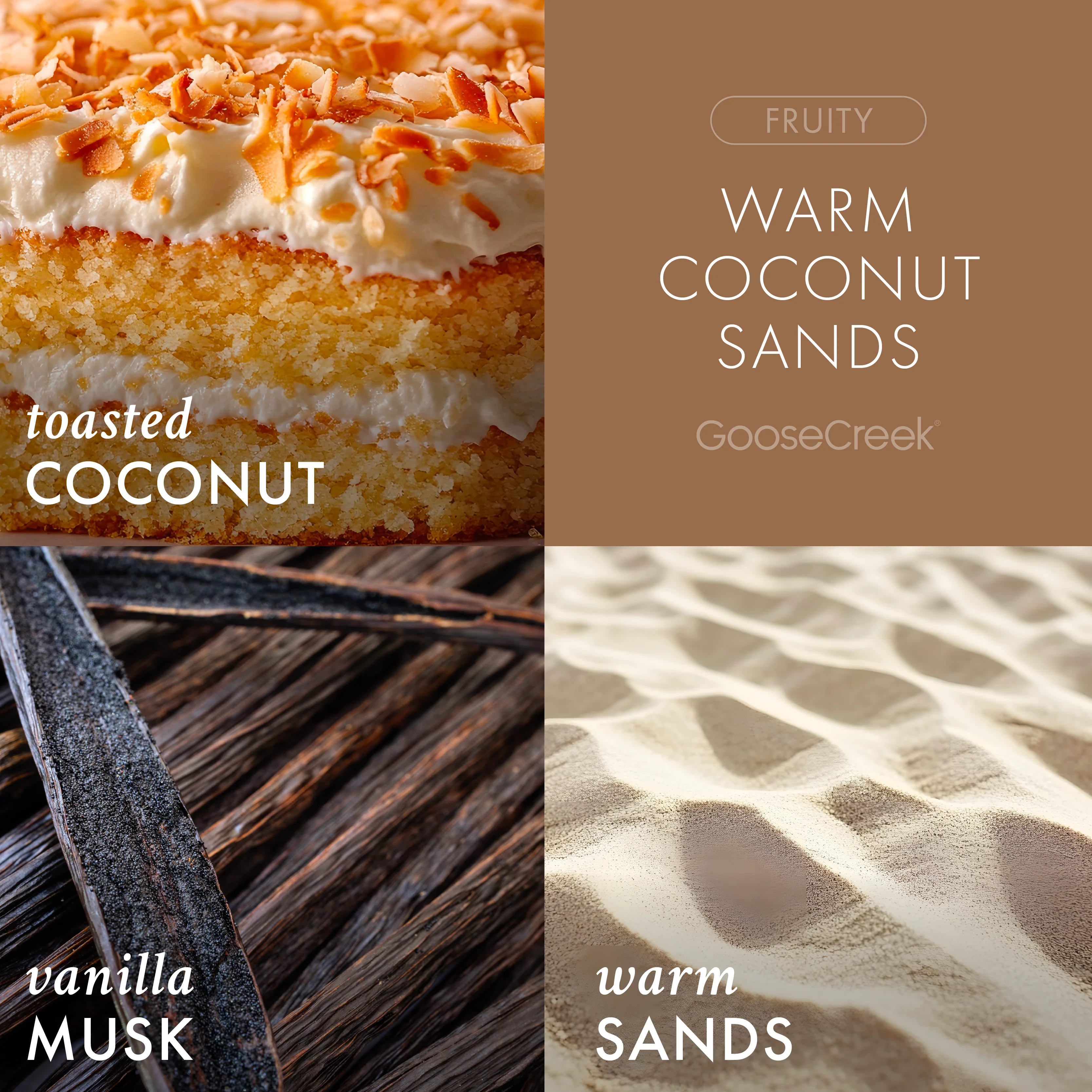 Warm Coconut Sands 3-Wick Candle - Image 2