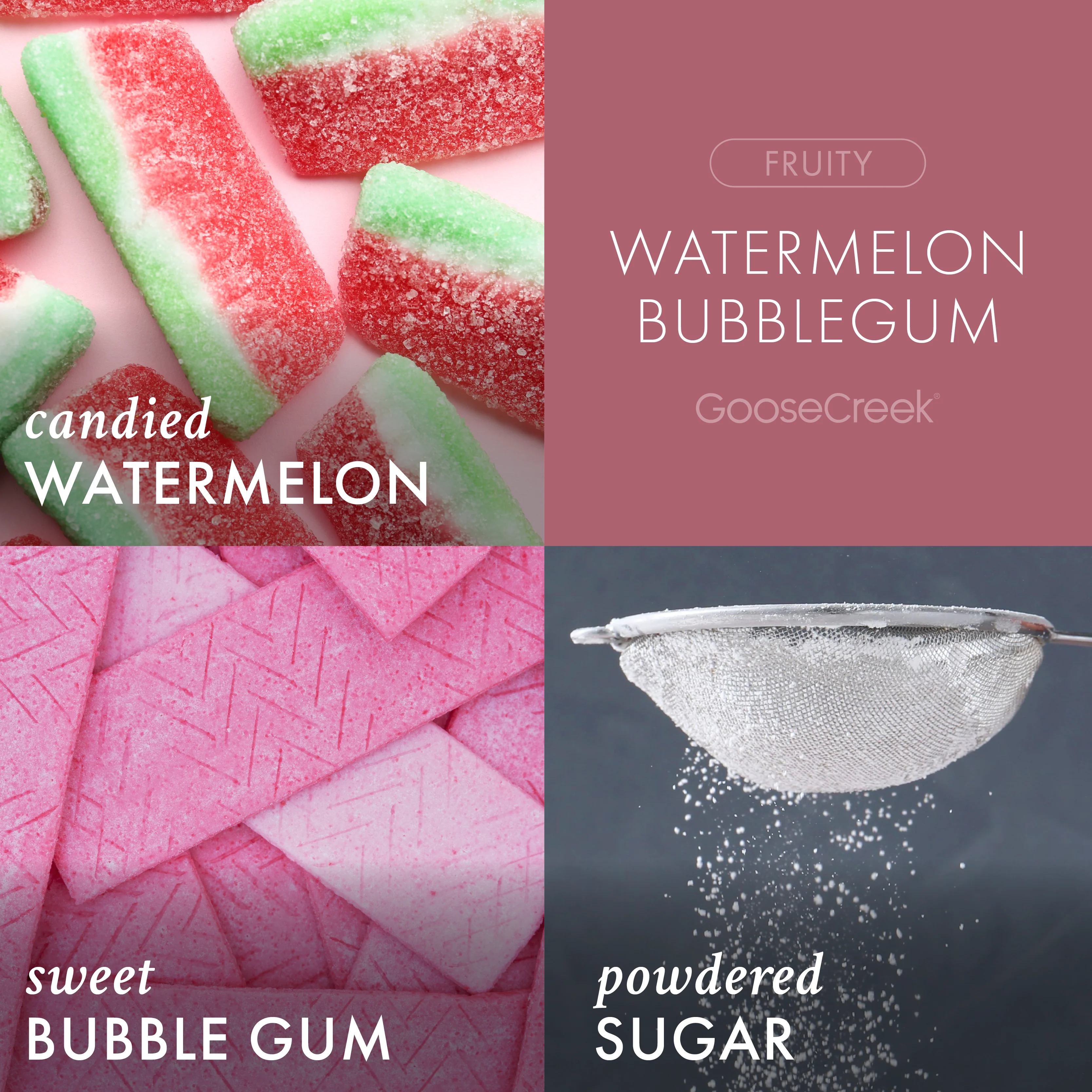 Watermelon Bubble Gum 3-Wick Candle - Image 2