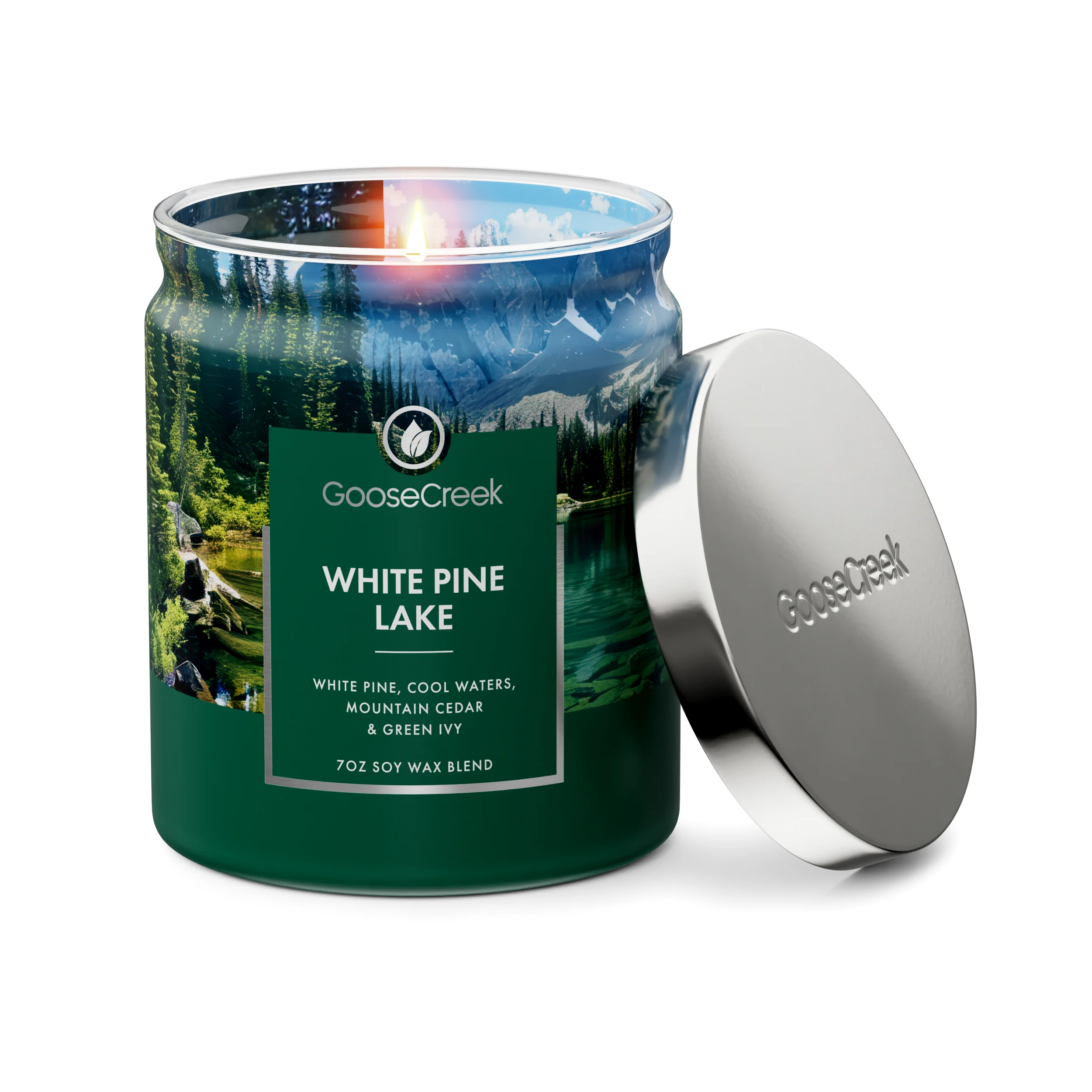 White Pine Lake 7oz Single Wick Candle - Image 3