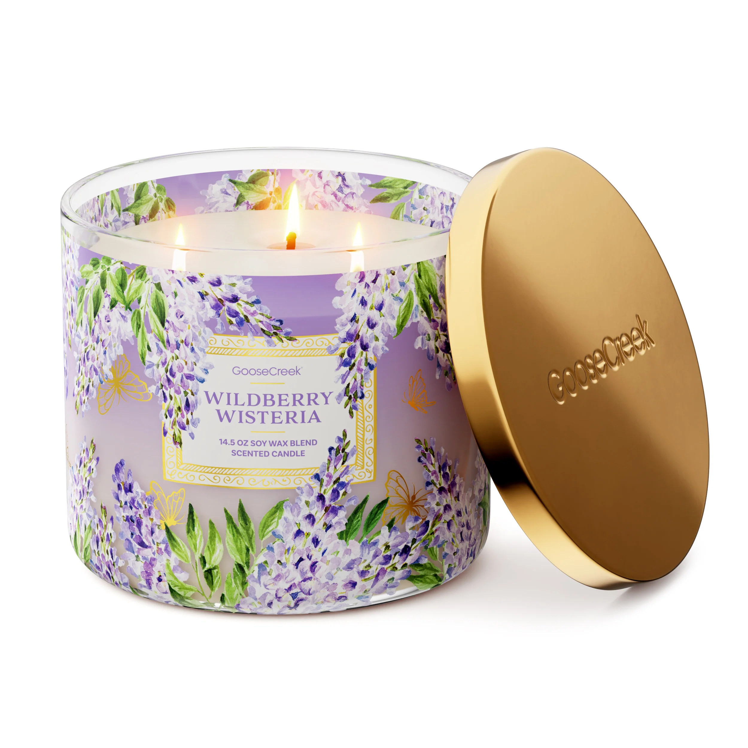 Wildberry Wisteria 3-Wick Candle - Image 3