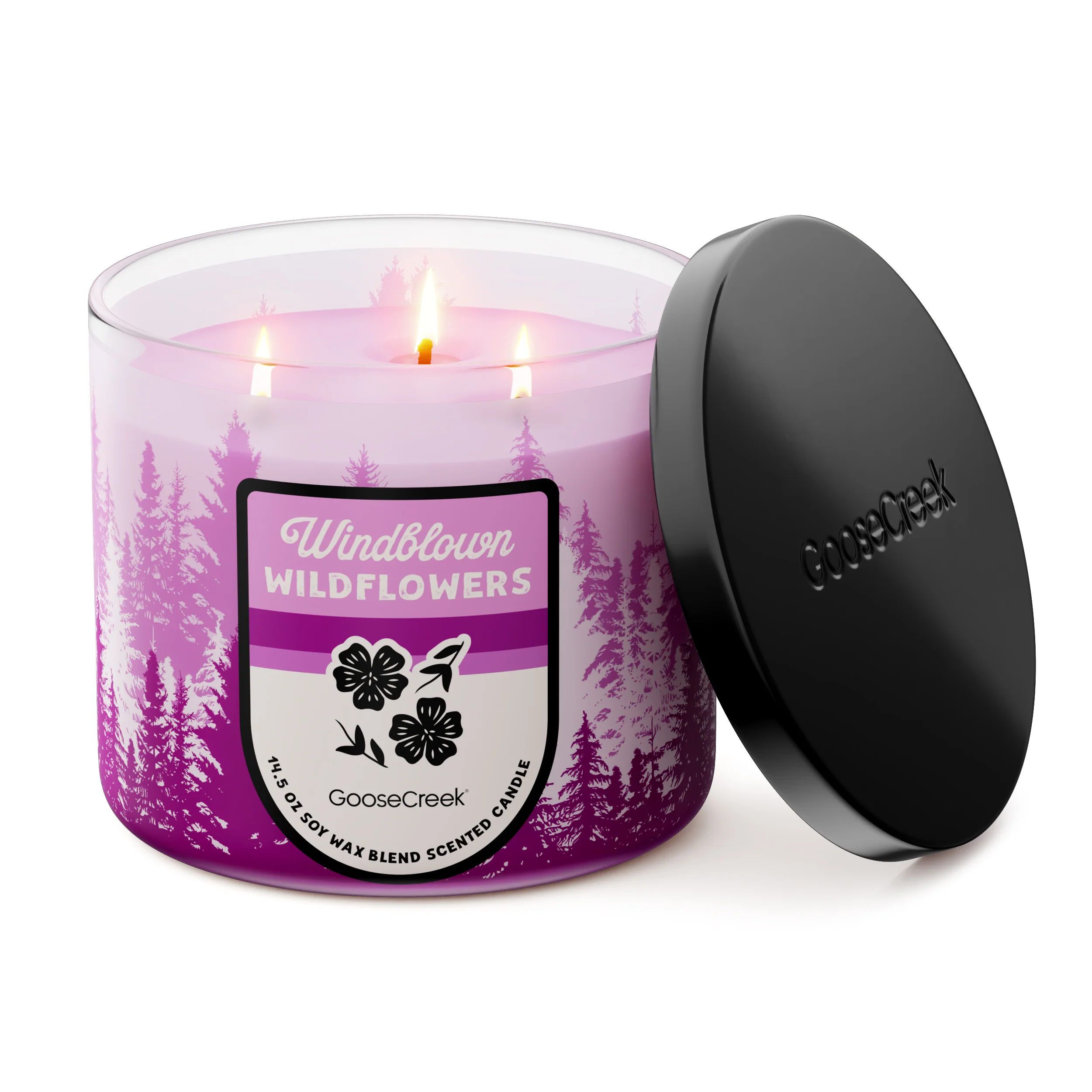 Windblown Wildflowers 3-Wick Candle - Image 3