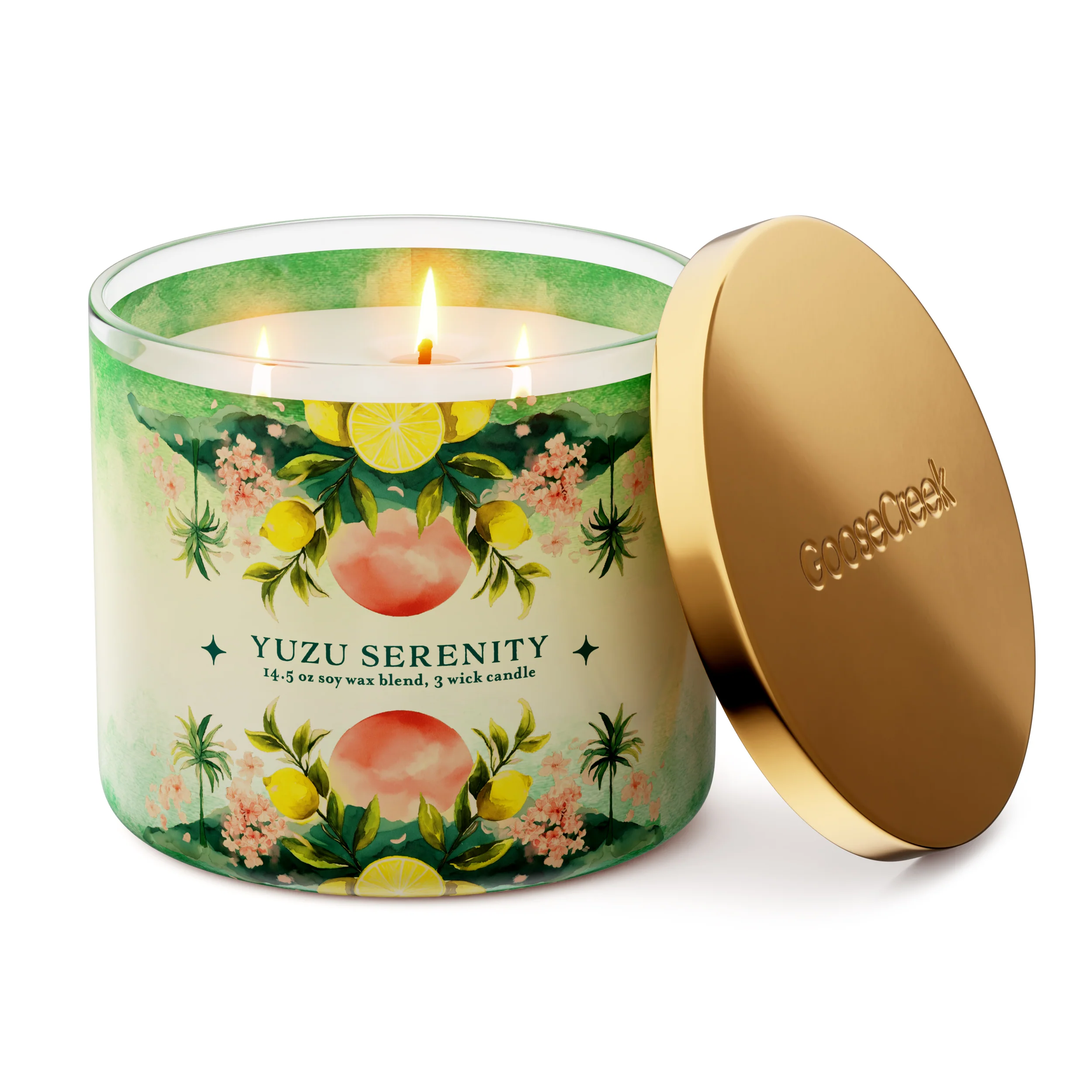 Yuzu Serenity 3-Wick Candle - Image 3